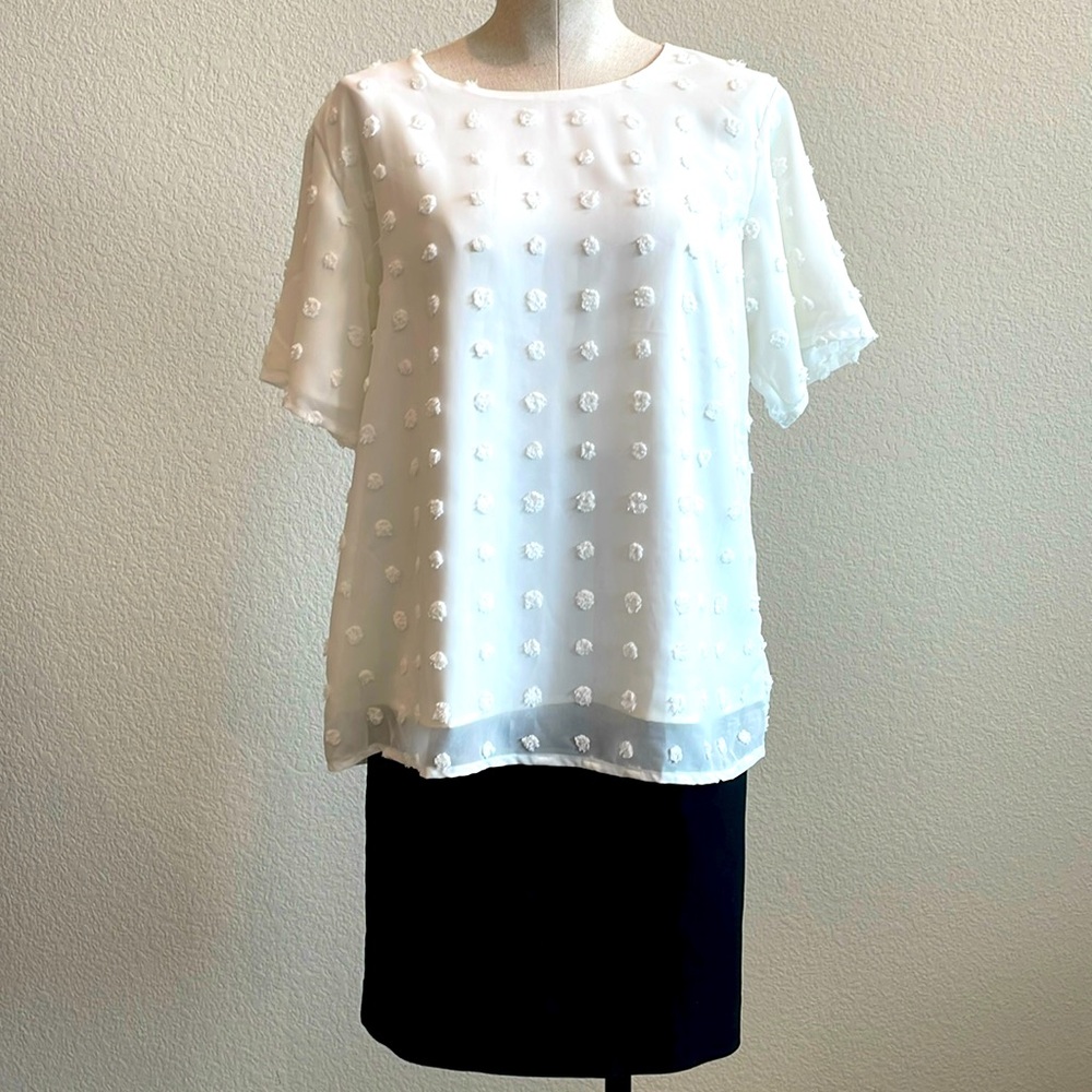 NWT Cream Shirt Large